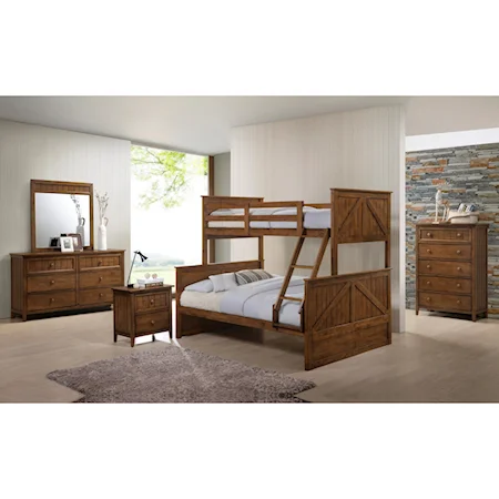 Twin Over Full Bunkbed Room Group
